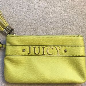 Juicy Couture Yellow Small Clutch Purse